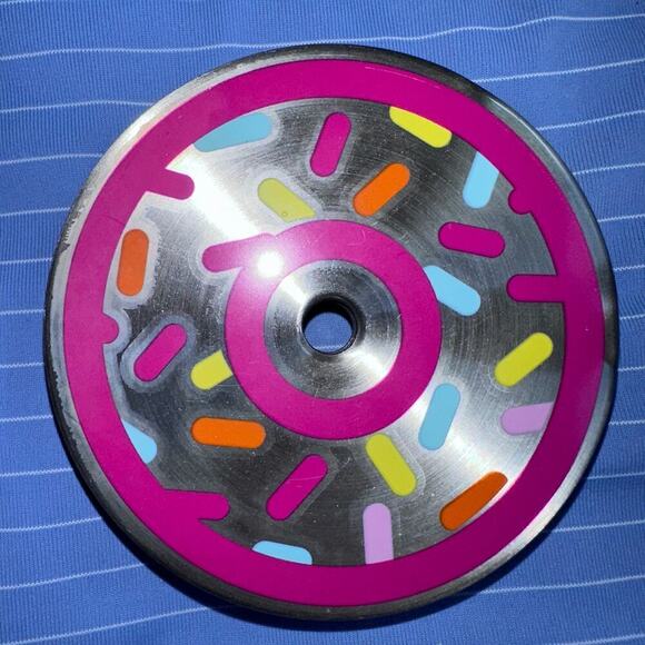 EUC 2020 DUNKIN DONUTS 24oz Stainless Steel Travel Tumbler W Straw Sprinkles Lid - Picture 5 of 6